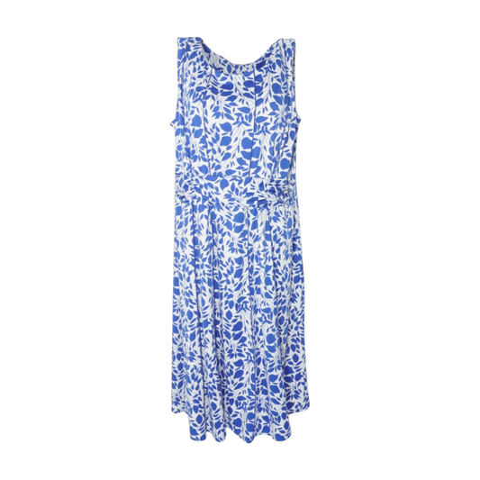 Blue Plus Graphic Midi Dress