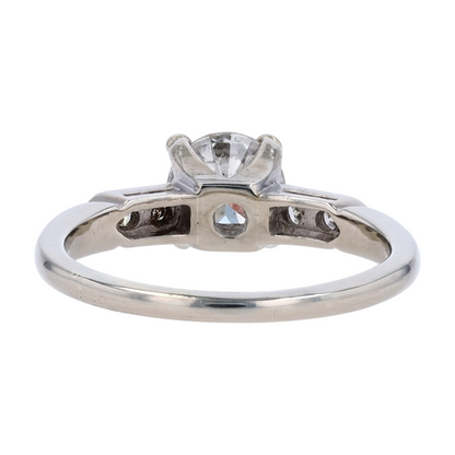 1 1/4 ctw 14K White Gold Diamond Engagement Ring