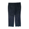 Blue Plus Size Regular Pants