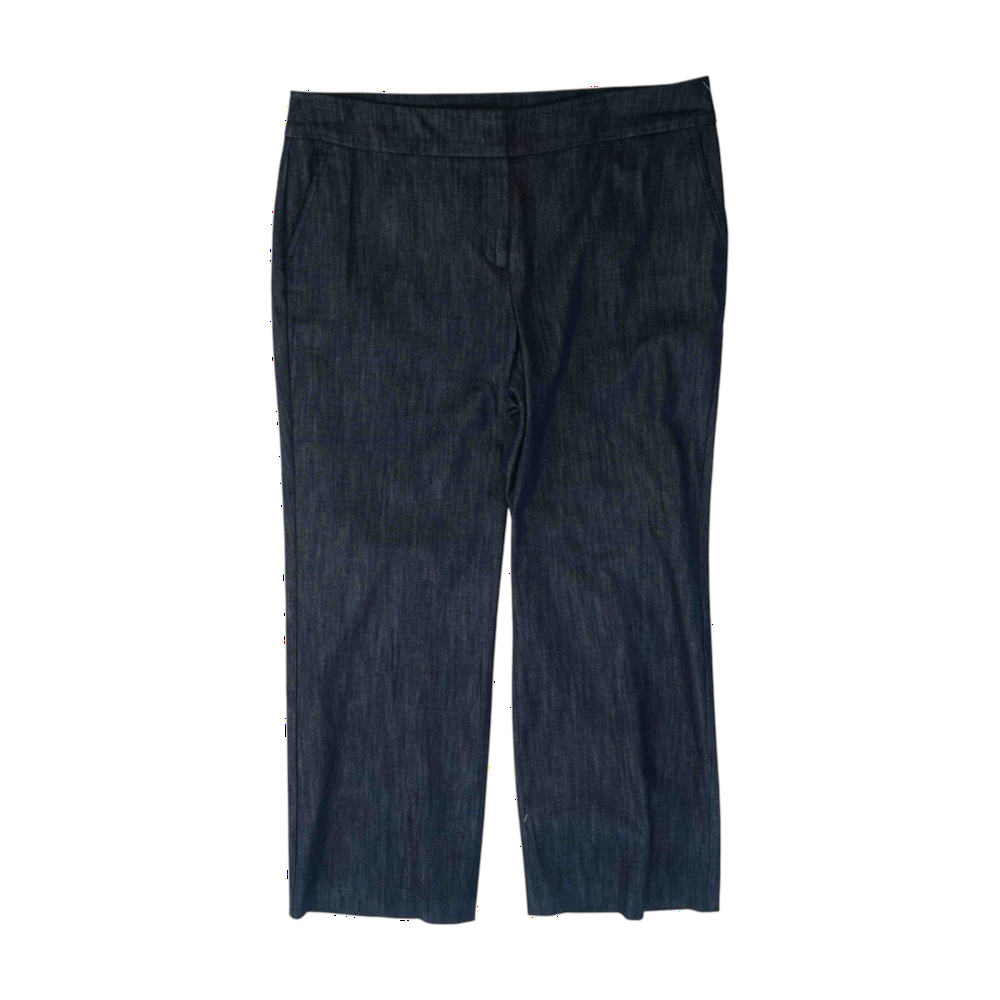 Blue Plus Size Regular Pants