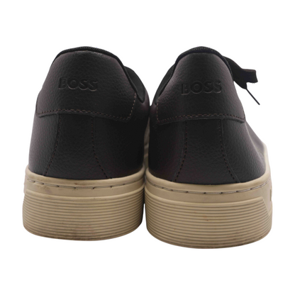 Brown Lace-Up Casual Shoes