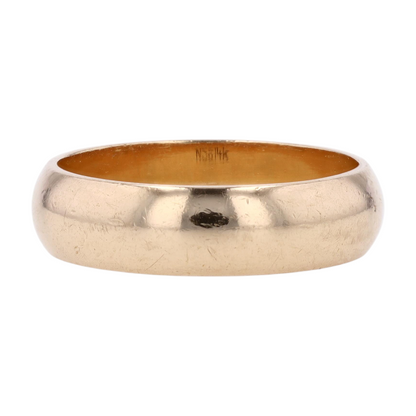 14K Yellow Gold Band Ring
