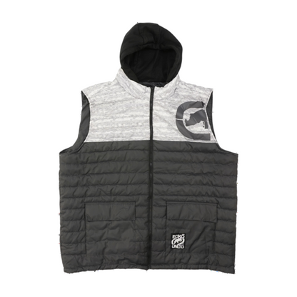 Gray Color Block Vest