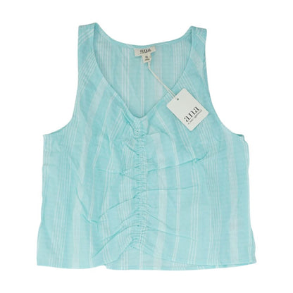 Blue Striped Tank Knit Top