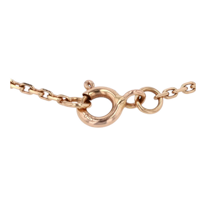 18K Yellow Gold Mother of Pearl Chain Bracelet
