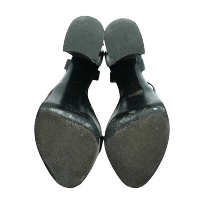 Kiera Polished Calfskin Platform Sandals 145 mm