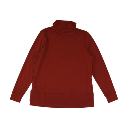 Rust Solid Pullover Sweater