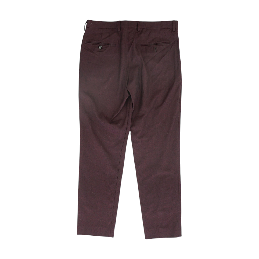 Maroon Slim Pants