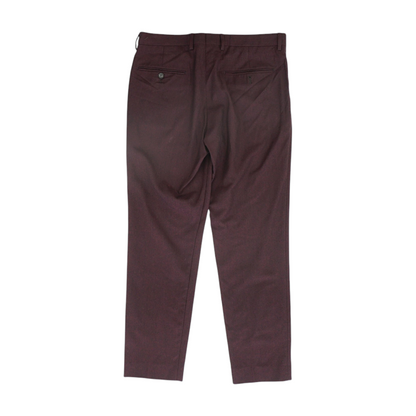 Maroon Slim Pants