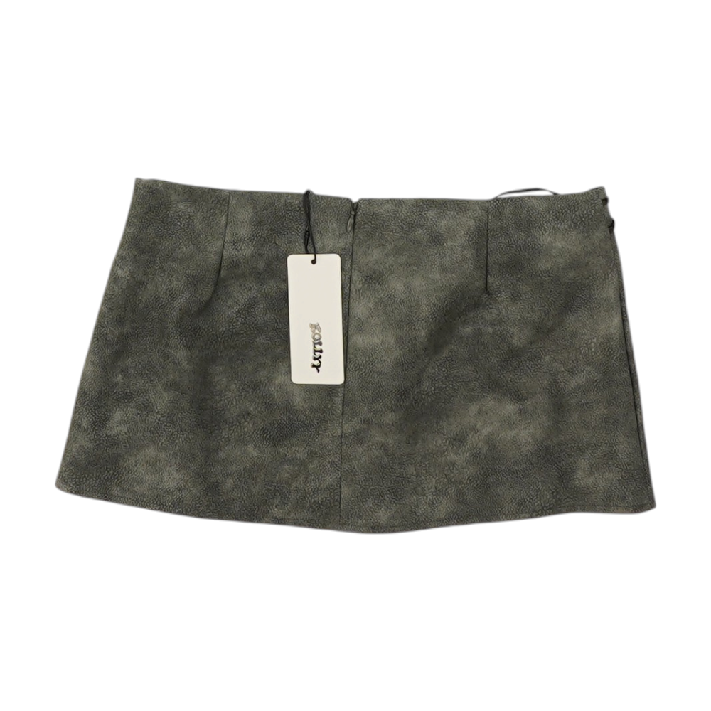 Gray Mini Skirt