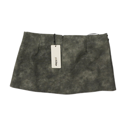 Gray Mini Skirt