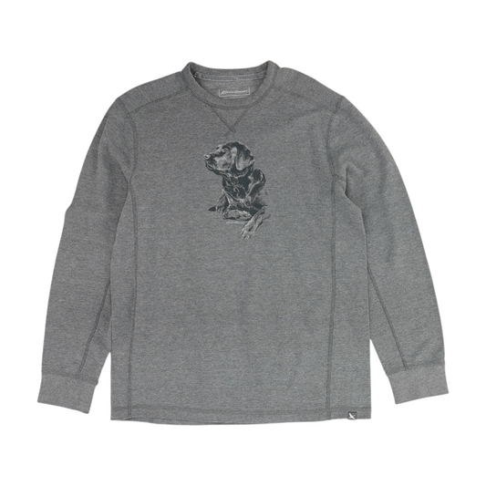 Gray Solid Pullover Sweater