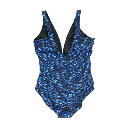 Blue Polka Dot One-Piece