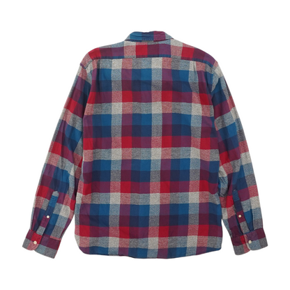 Blue Plaid Flannel Button Down