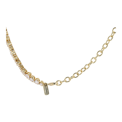 Costume Cubic Zirconia Tennis Necklace