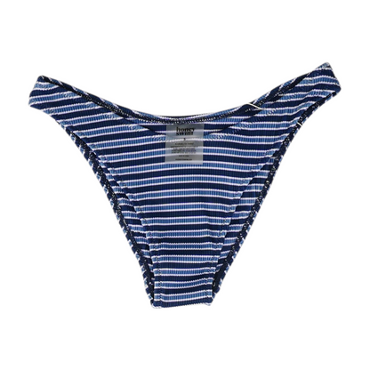 Blue Striped Swim Bottom