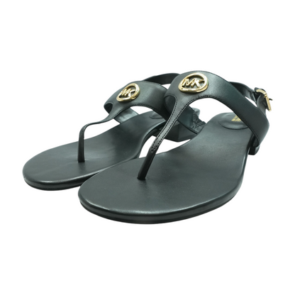 Black Flat Sandals