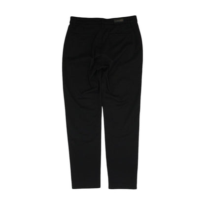 Black Solid Chino Pants