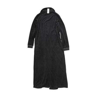 Black Tall Solid Robe