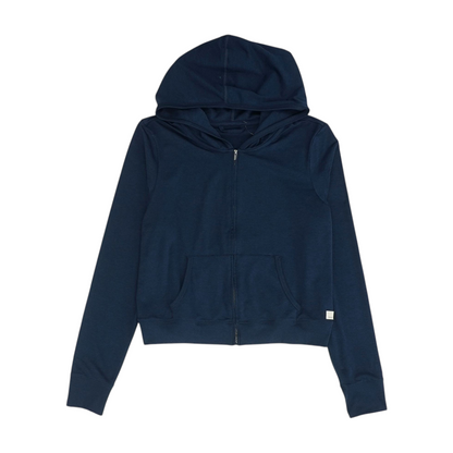 Blue Solid Active Jacket