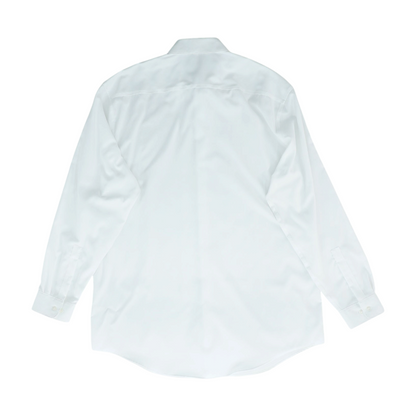 Ivory Solid Long Sleeve Button Down