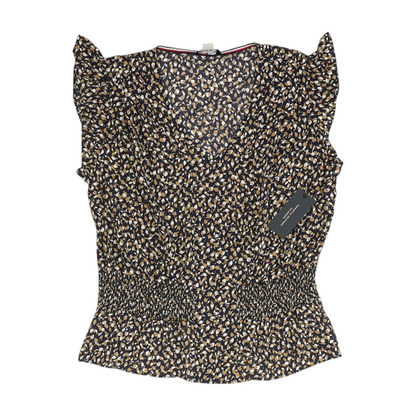 Brown Print Blouse