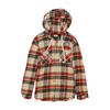 Beige Plaid Flannel Button Down