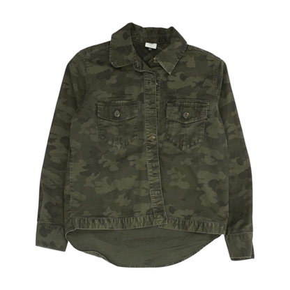 Green Camo Denim Jacket