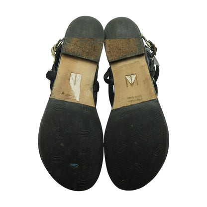 Black Flat Sandals