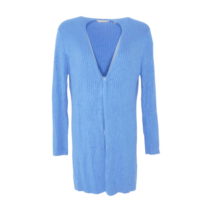 Blue Petite Cardigan Sweater