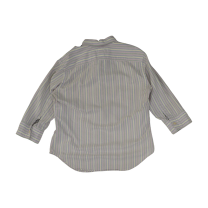 Pink Striped Long Sleeve Button Down