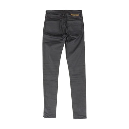 Navy Solid Five Pocket Pants