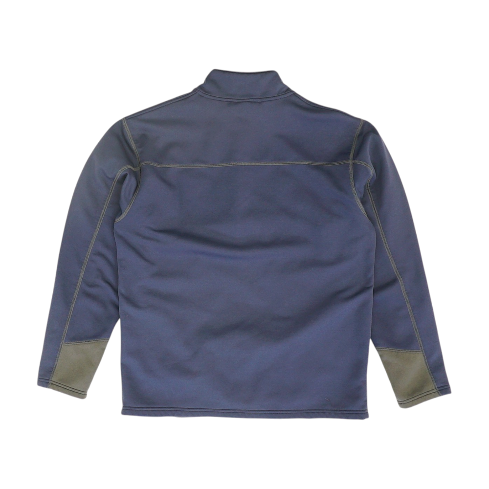 Navy Solid 1/4 Zip Pullover