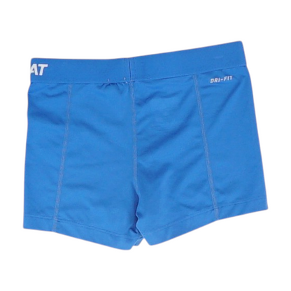 Blue Solid Shorts