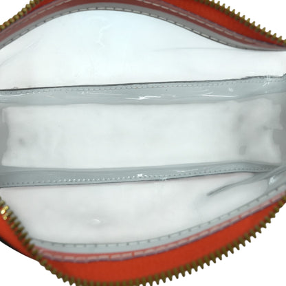 Orange Transparent Stadium Handbag