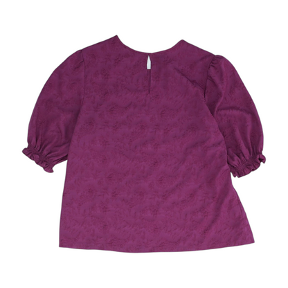 Magenta Floral Blouse