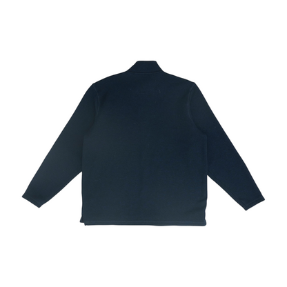 Navy Solid 1/4 Zip Pullover
