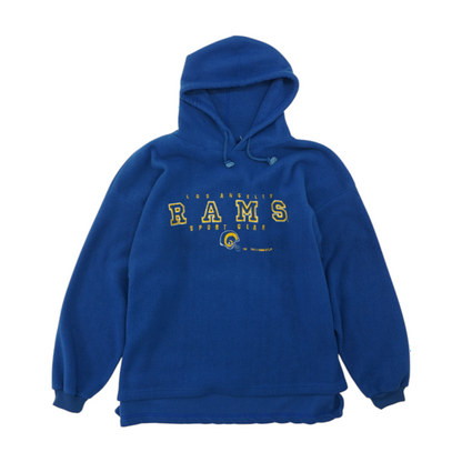 Vintage 1994 Blue Los Angeles Rams Solid Hoodie Pullover