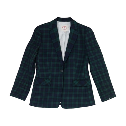 Navy Plaid Blazer