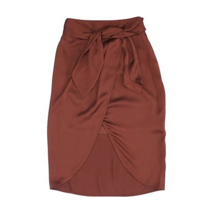Rust Midi Skirt