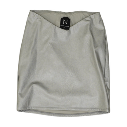 Silver Mini Skirt