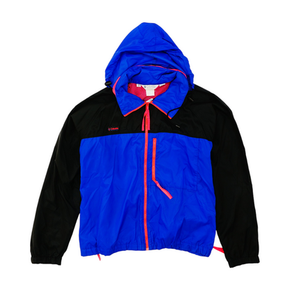 Vintage Blue Color Block Jacket