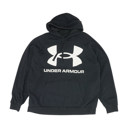 Black Solid Hoodie Pullover