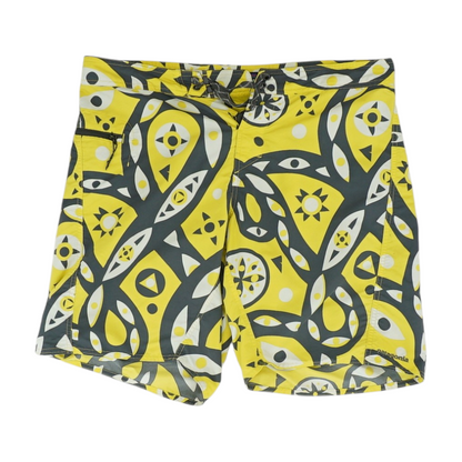 Yellow Print Swim Bottom