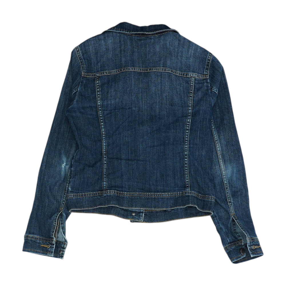 Caslon Navy Solid Denim Jacket – Image 2