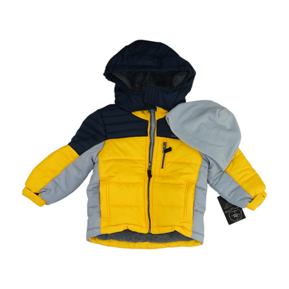 Yellow Color Block Jacket