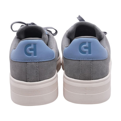 Gray Lace Up Casual Shoes