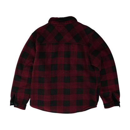 Maroon Check Jacket