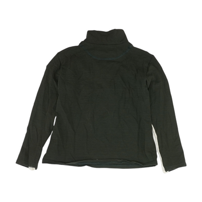 Green Color Block 1/4 Zip Pullover
