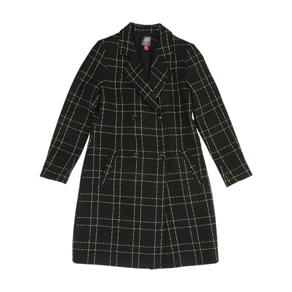 Black Plaid Coat